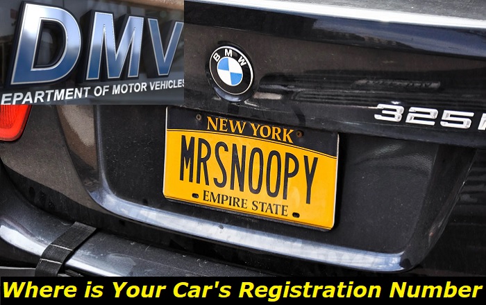 how to find out my old car registration number